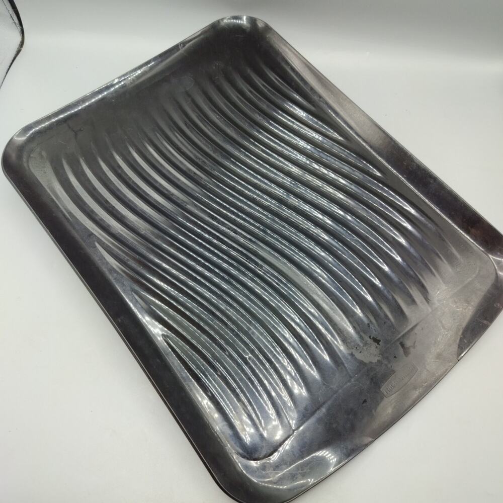 Rubbermaid Black Dish Drainer Board Tray 1S04-2 Sloped Design - USA - 17"x 13"